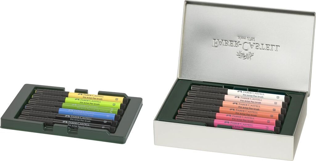 CUTIE 12 CULORI PITT ARTIST PEN CITIES PARIS FABER-CASTELL