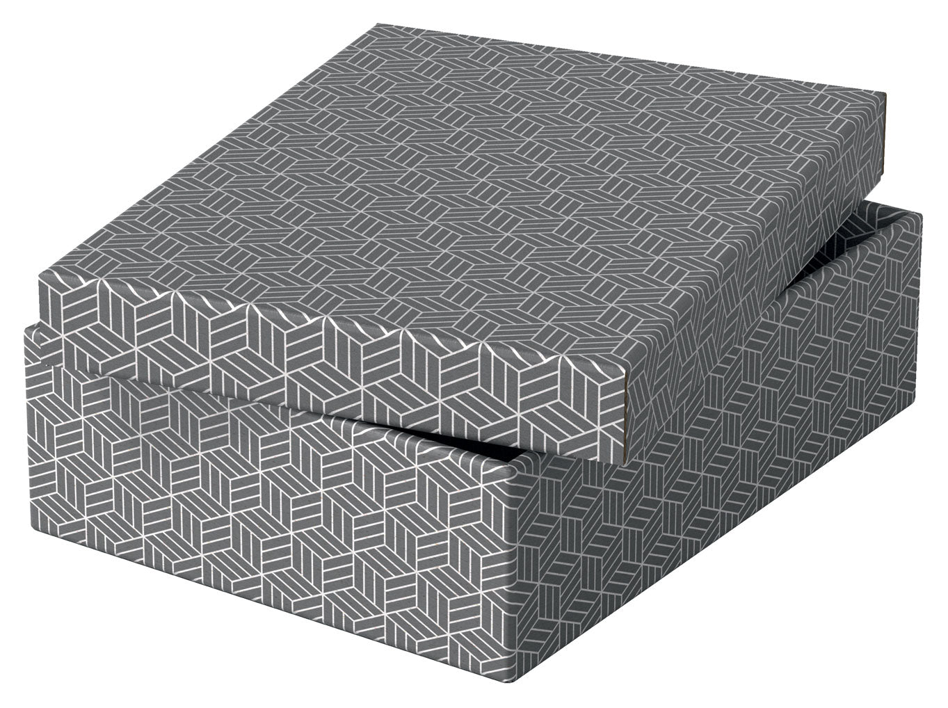 CUTIE DEPOZITARE CU CAPAC 36 x 26 x 10 CM GRI RECYCLED ESSELTE