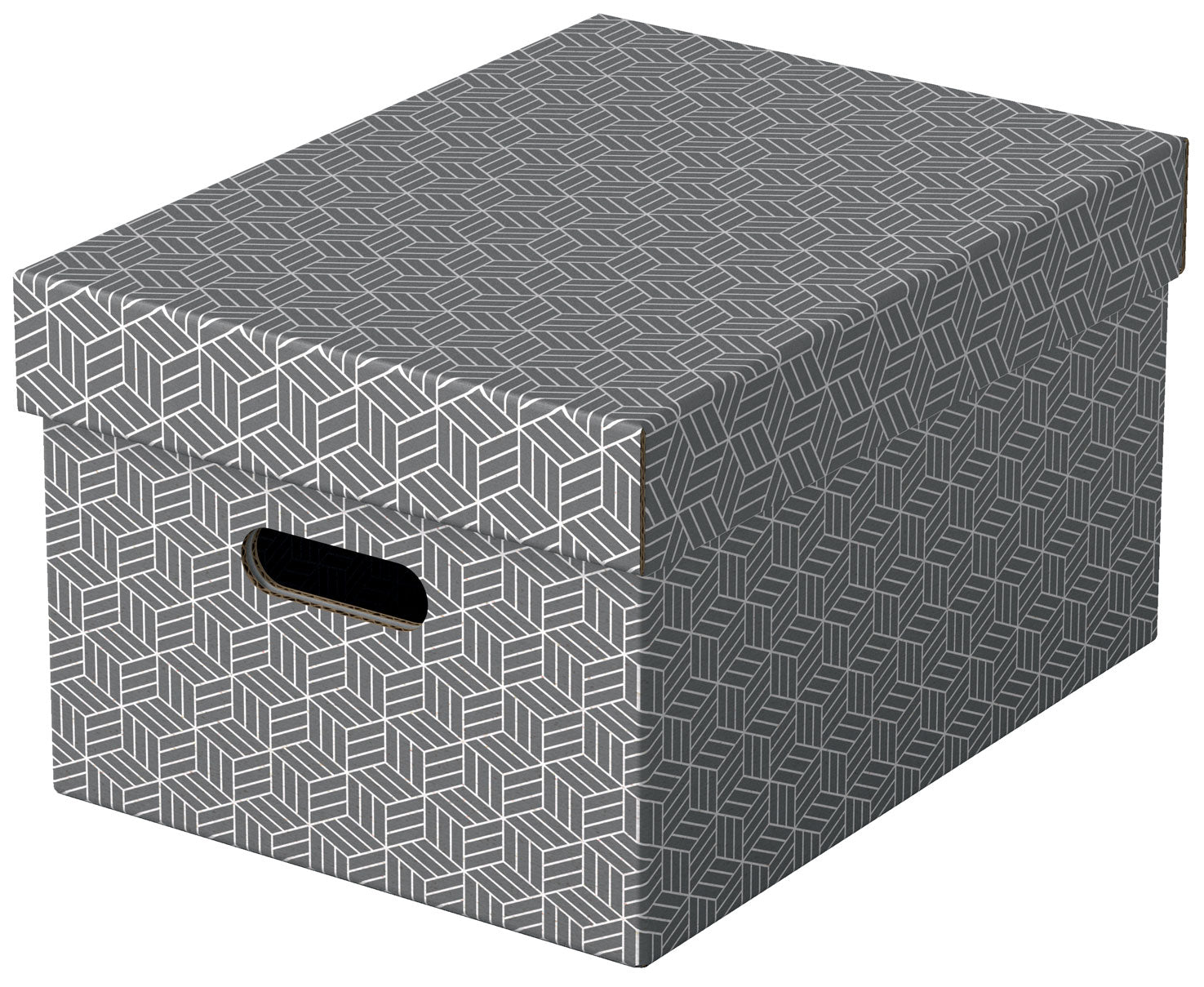 CUTIE DEPOZITARE CU CAPAC 36 x 26 x 20CM GRI RECYCLED FSC 3/SET ESSELTE