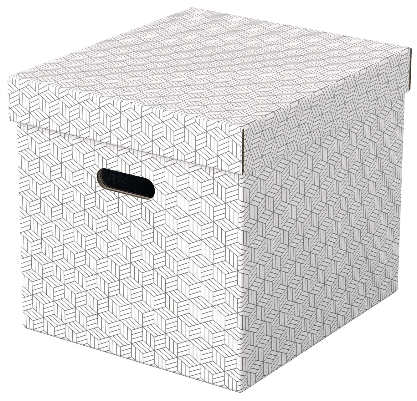 CUTIE DEPOZITARE CU CAPAC 36 x 32 x 31CM ALBA RECYCLED FSC 3/SET ESSELTE