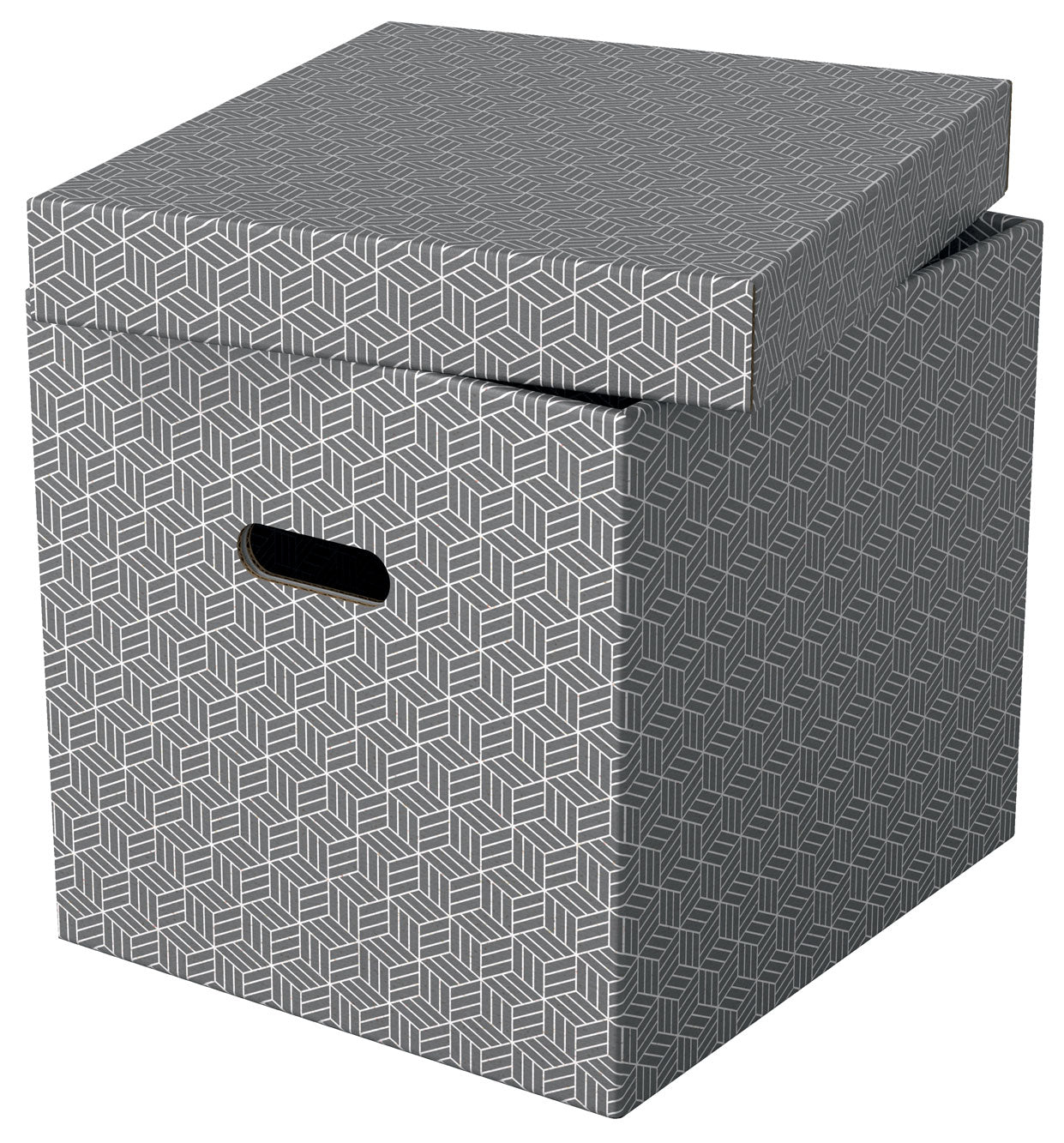 CUTIE DEPOZITARE CU CAPAC 36 x 32 x 31CM GRI RECYCLED FSC 3/SET ESSELTE