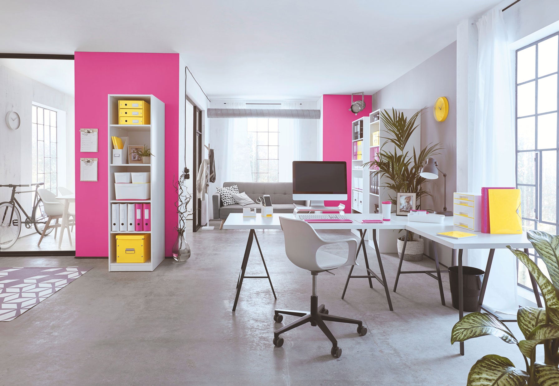 CUTIE DEPOZITARE MICA GALBENA CLICK&STORE LEITZ
