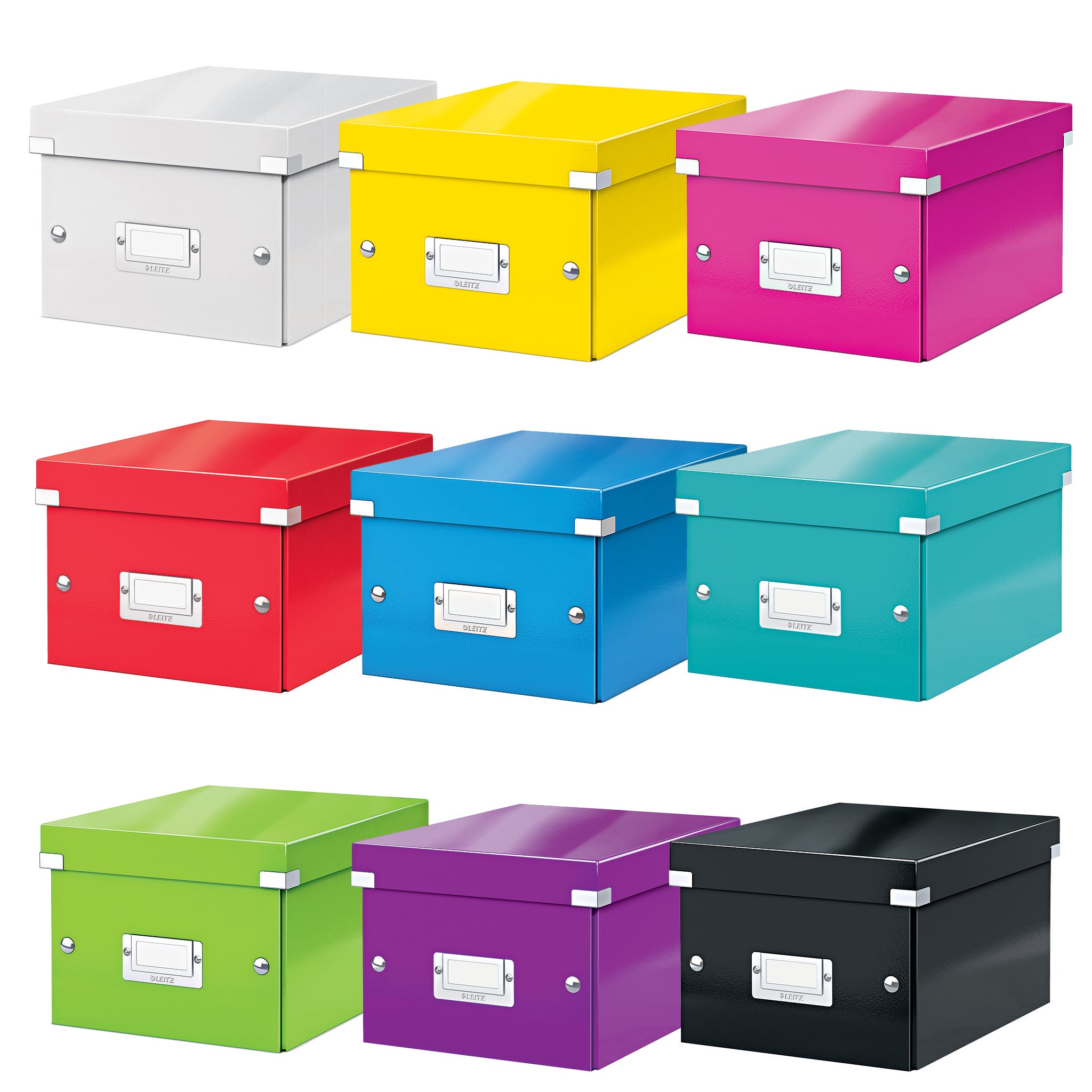 CUTIE DEPOZITARE MICA ROSIE CLICK&STORE LEITZ