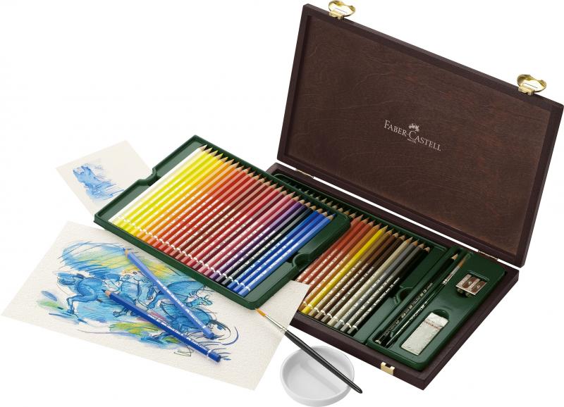 CUTIE LEMN 48 BUCATI CREIOANE ACUARELA ALBRECHT DURER FABER-CASTELL