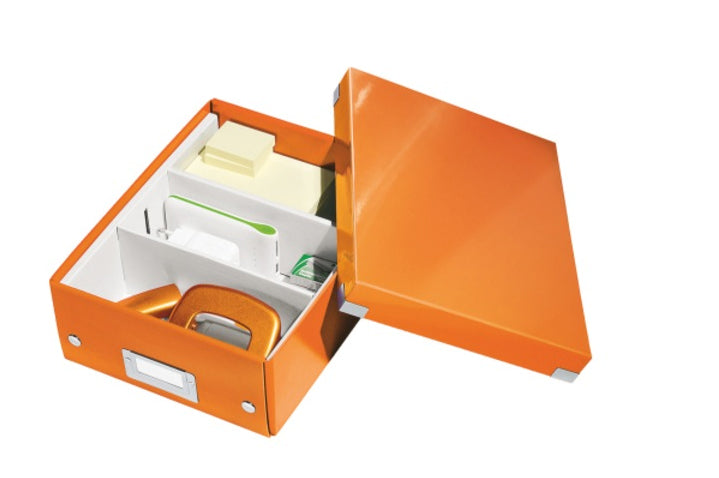 CUTIE ORGANIZER MICA PORTOCALIE CLICK & STORE LEITZ