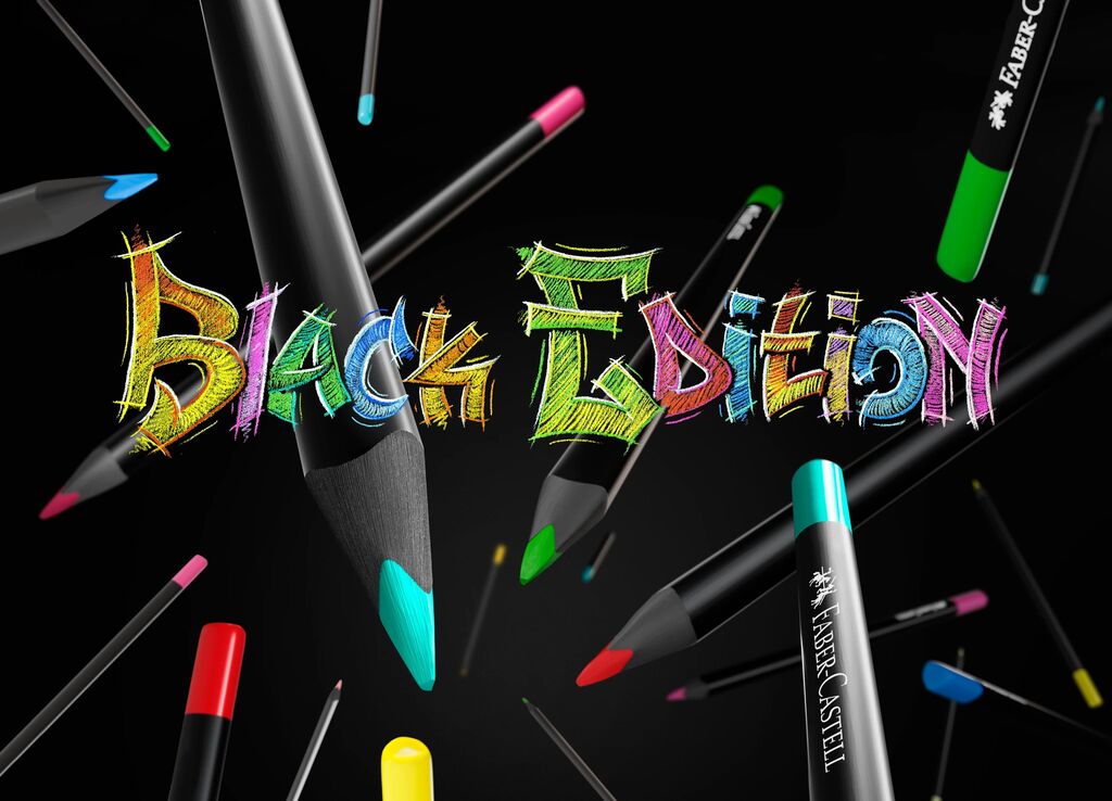 DISPLAY CONCEPT CREIOANE COLORATE BLACK EDITION 2025 FABER-CASTELL