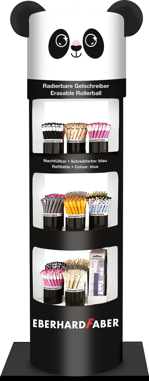 DISPLAY PODEA CONCEPT 648 ROLLERE 0.7MM ALBASTRU ERASABLE 2025 PANDA