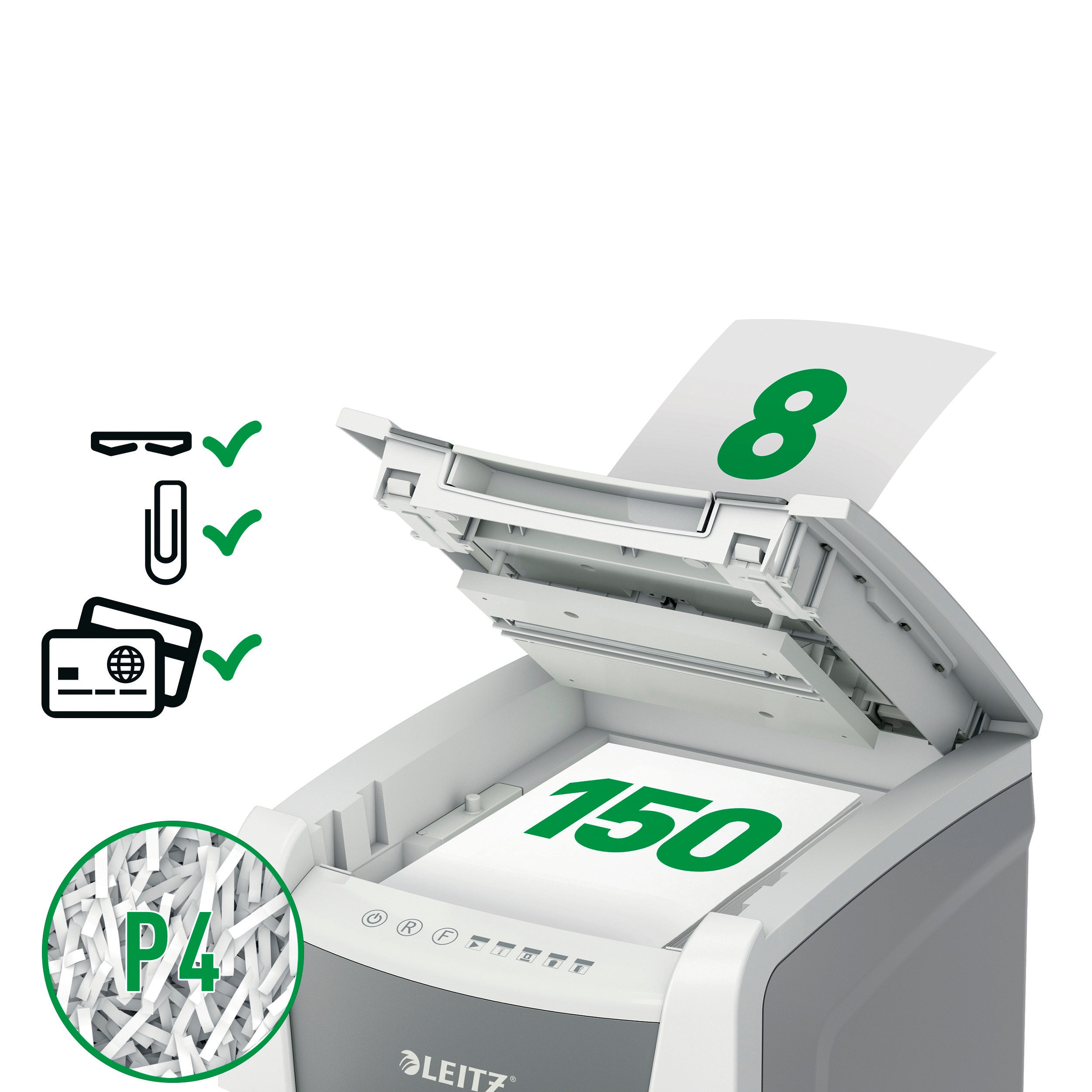 DISTRUGATOR AUTOMAT DOC IQ OFFICE CROSS-CUT 150 COLI P4 LEITZ