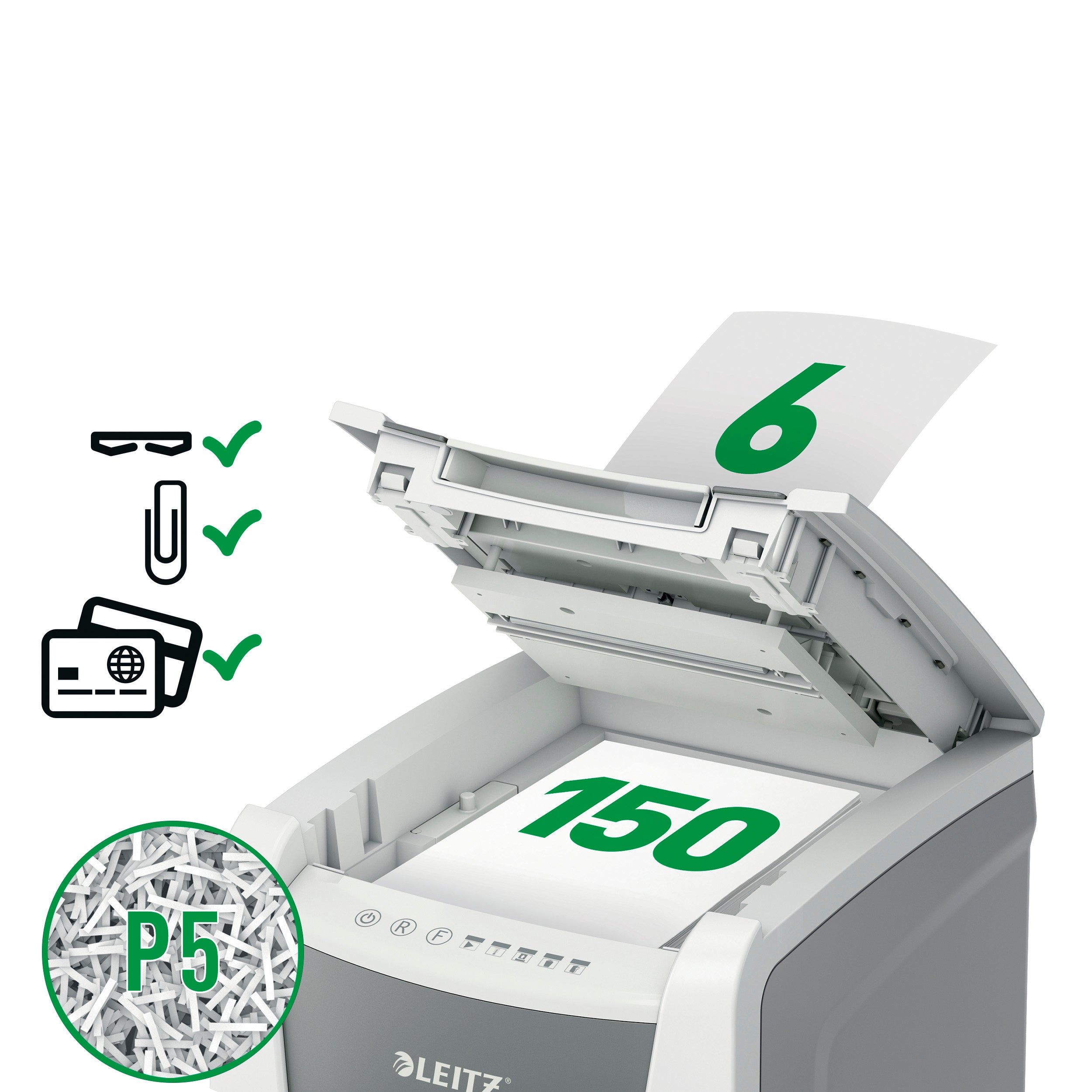 DISTRUGATOR AUTOMAT DOC IQ OFFICE MICRO-CUT 150 COLI P5 LEITZ