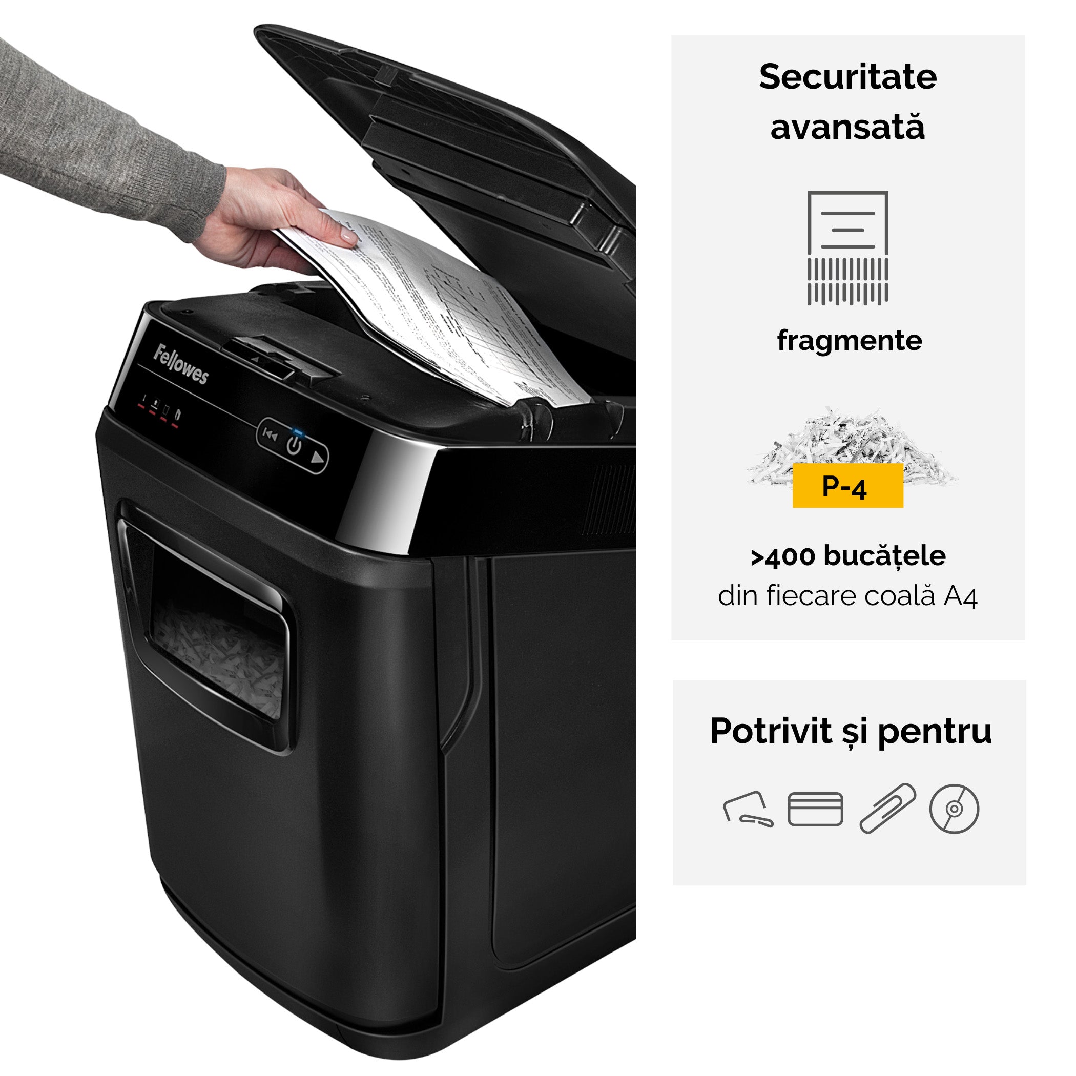 DISTRUGATOR DOC AUTOMAT AUTOMAX 150C CROSS-CUT FELLOWES