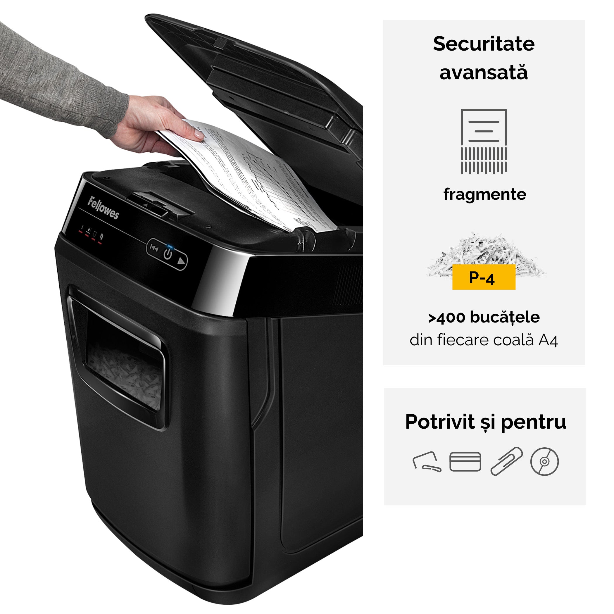 DISTRUGATOR DOC AUTOMAT AUTOMAX 200C CROSS-CUT FELLOWES