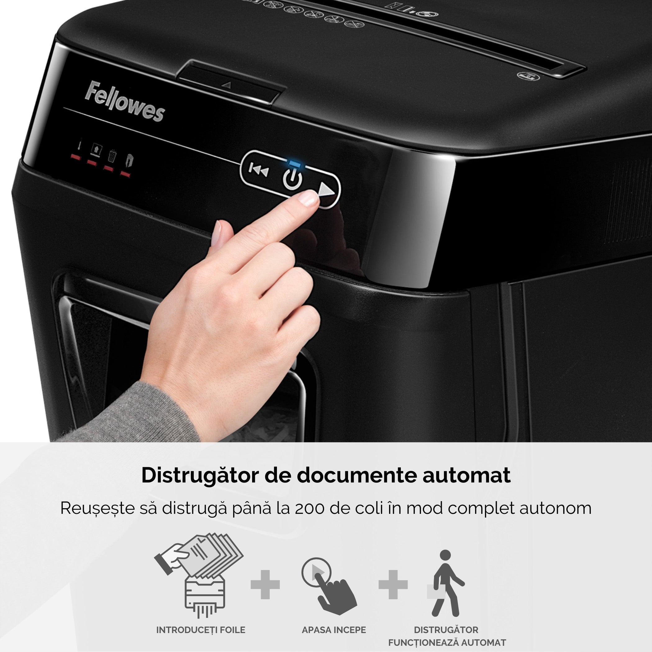 DISTRUGATOR DOC AUTOMAT AUTOMAX 200C CROSS-CUT FELLOWES
