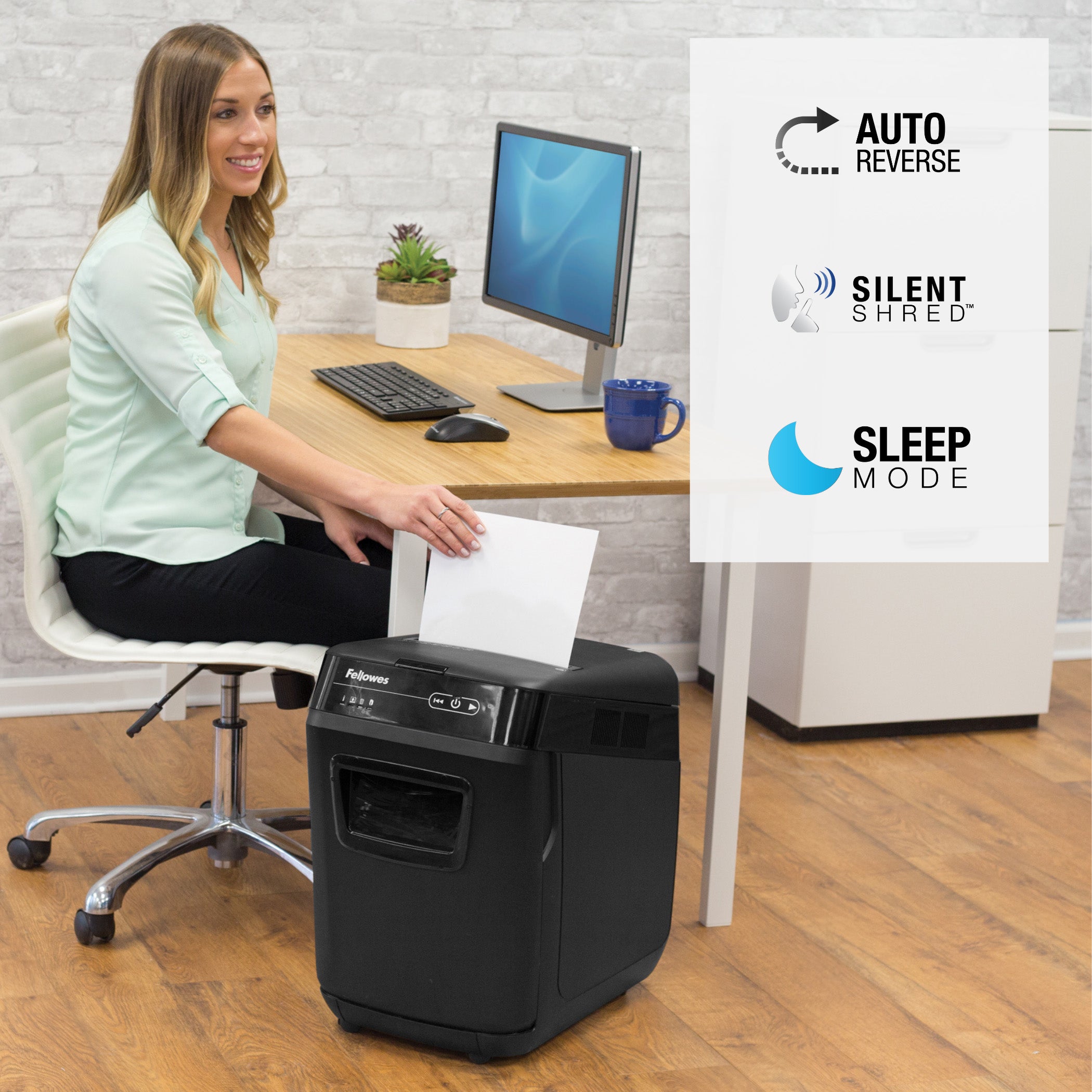 DISTRUGATOR DOC AUTOMAT AUTOMAX 200M MICROSHRED FELLOWES