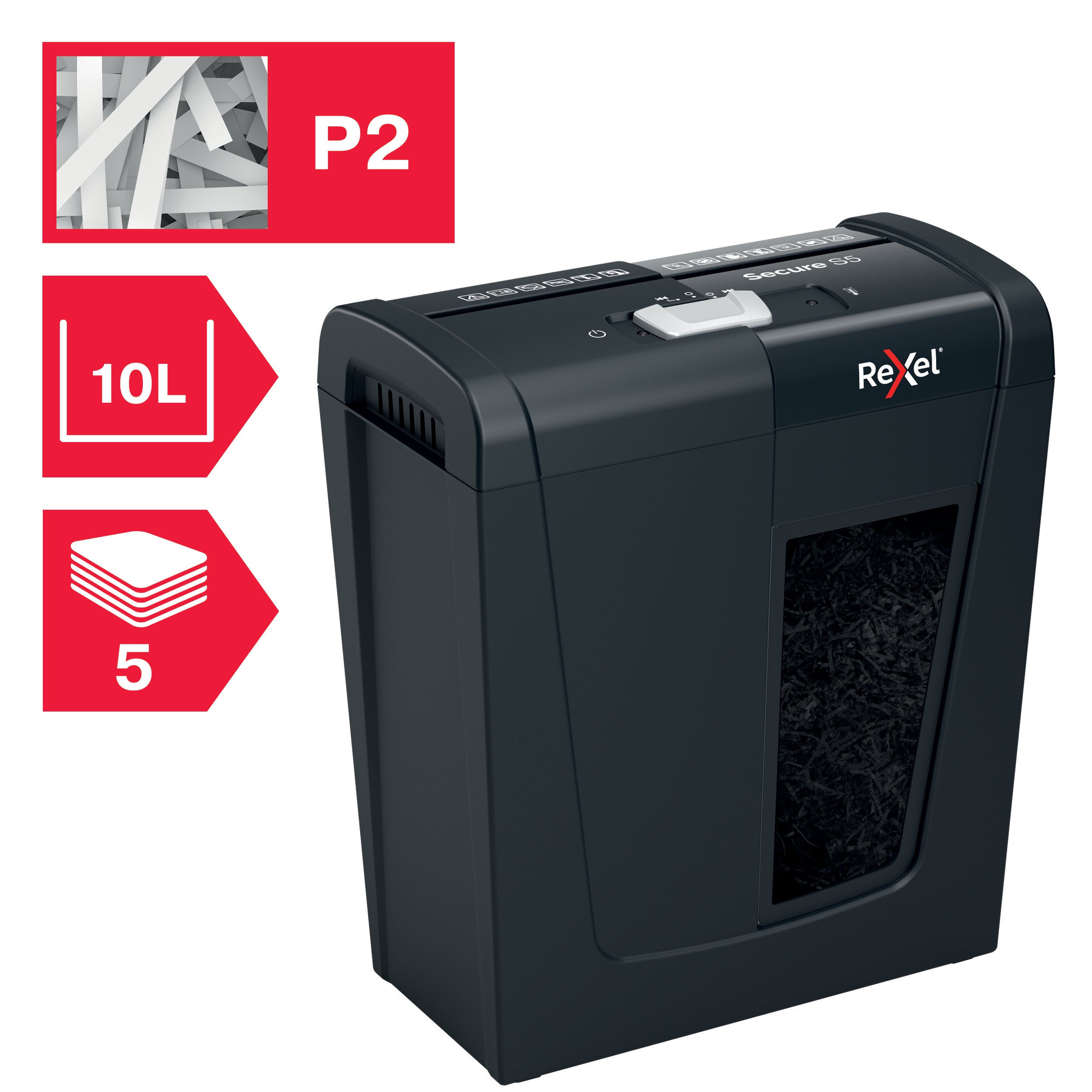 DISTRUGATOR DOC MANUAL SECURE S5 STRIP-CUT REXEL