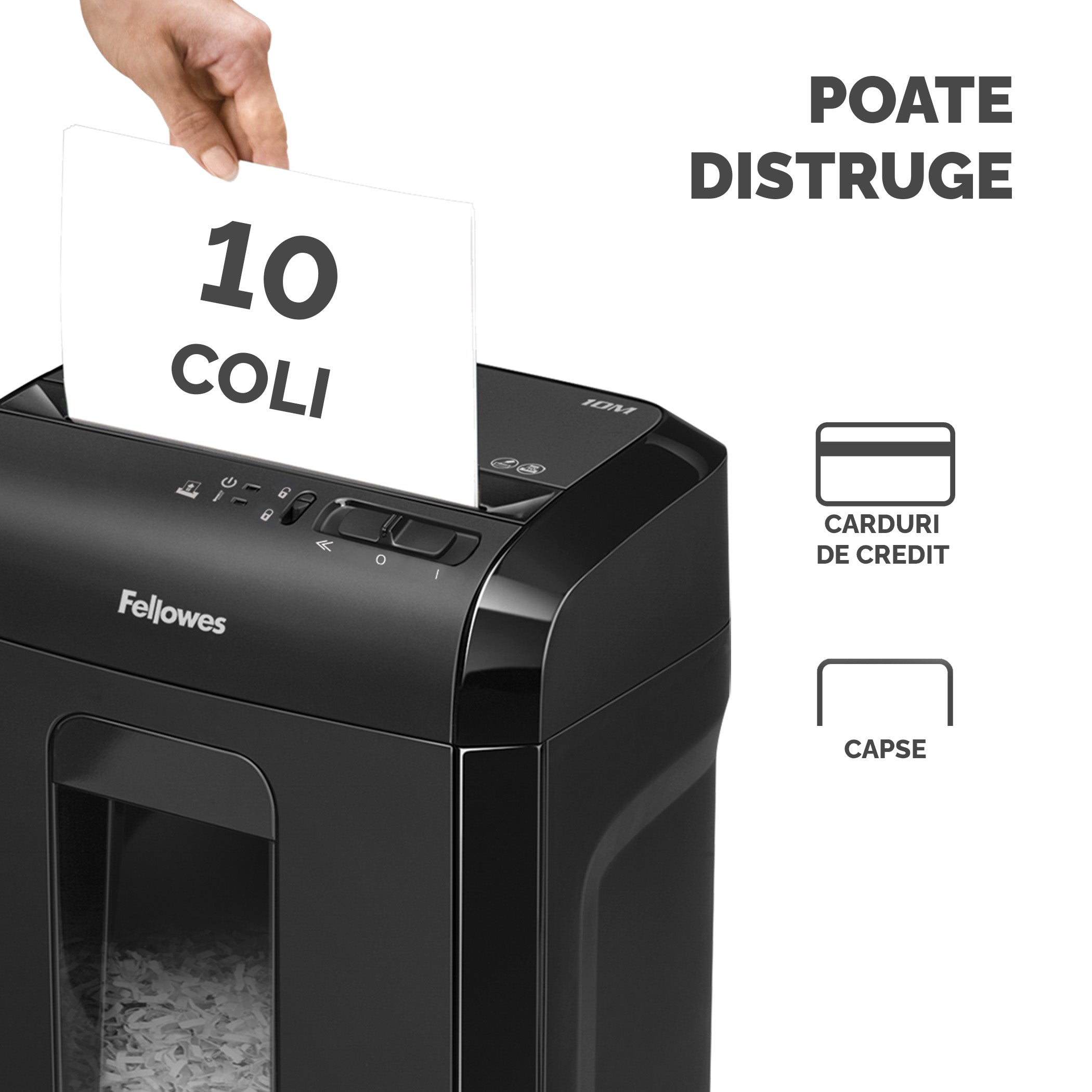 DISTRUGATOR DOCUMENTE 10M MICRO-CUT FELLOWES