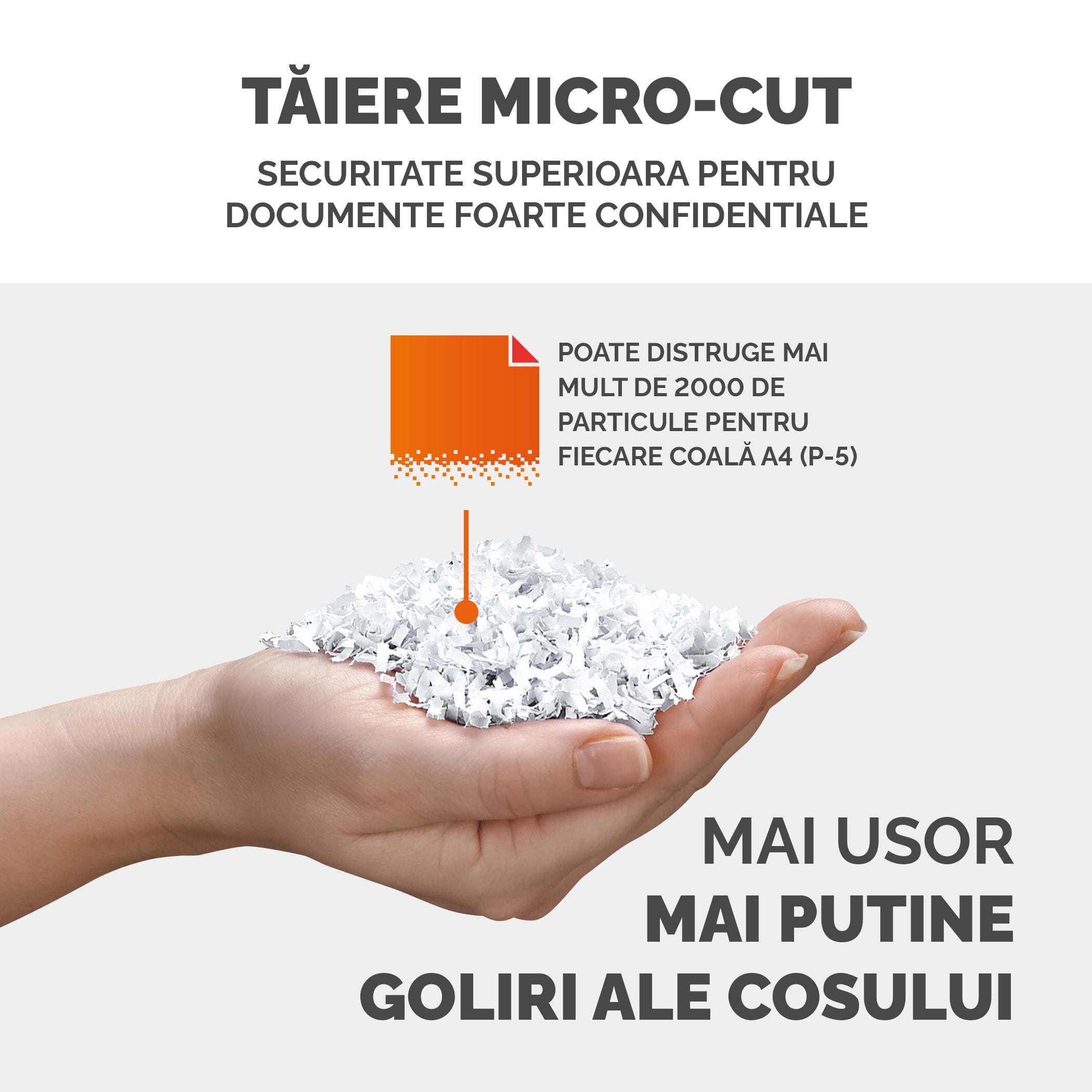 DISTRUGATOR DOCUMENTE 10M MICRO-CUT FELLOWES