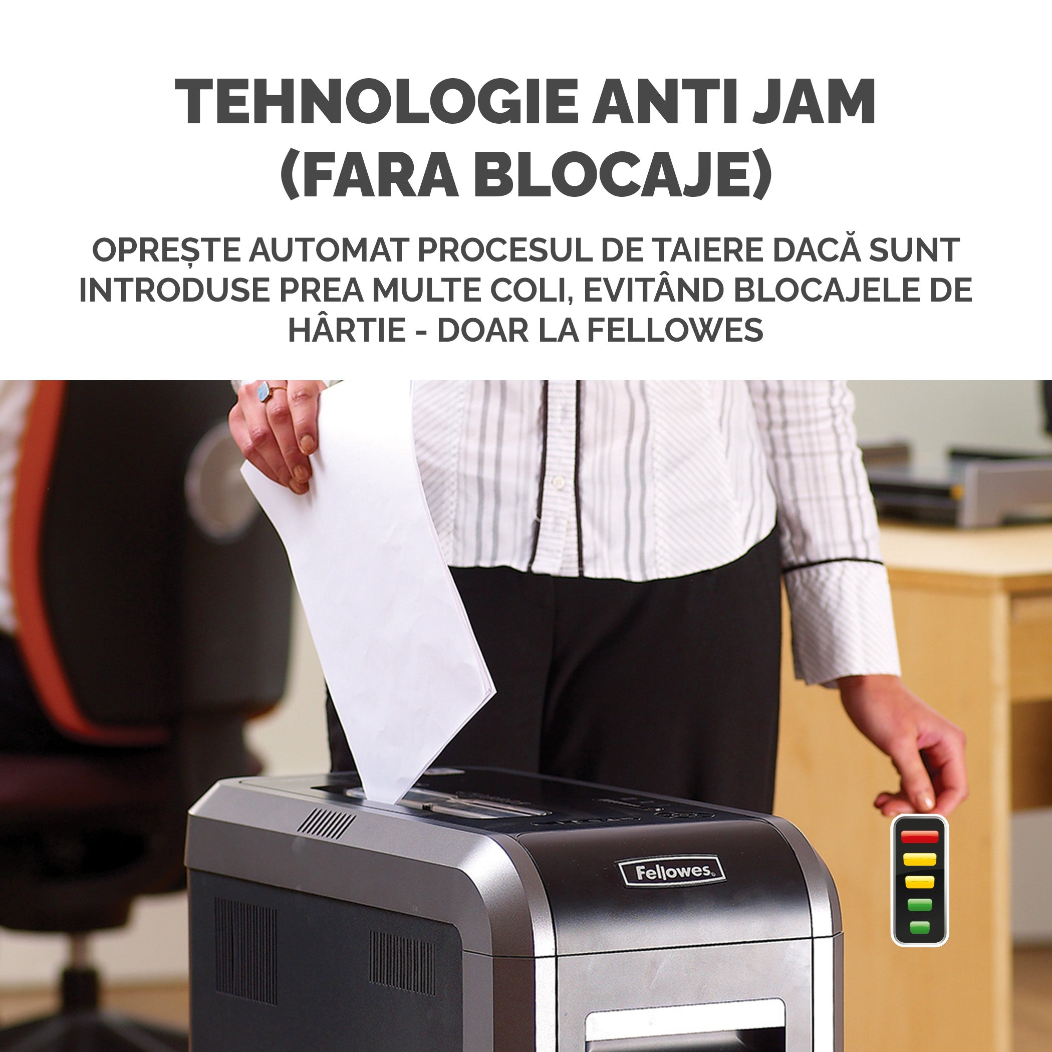 DISTRUGATOR DOCUMENTE 125i STRIP-CUT FELLOWES