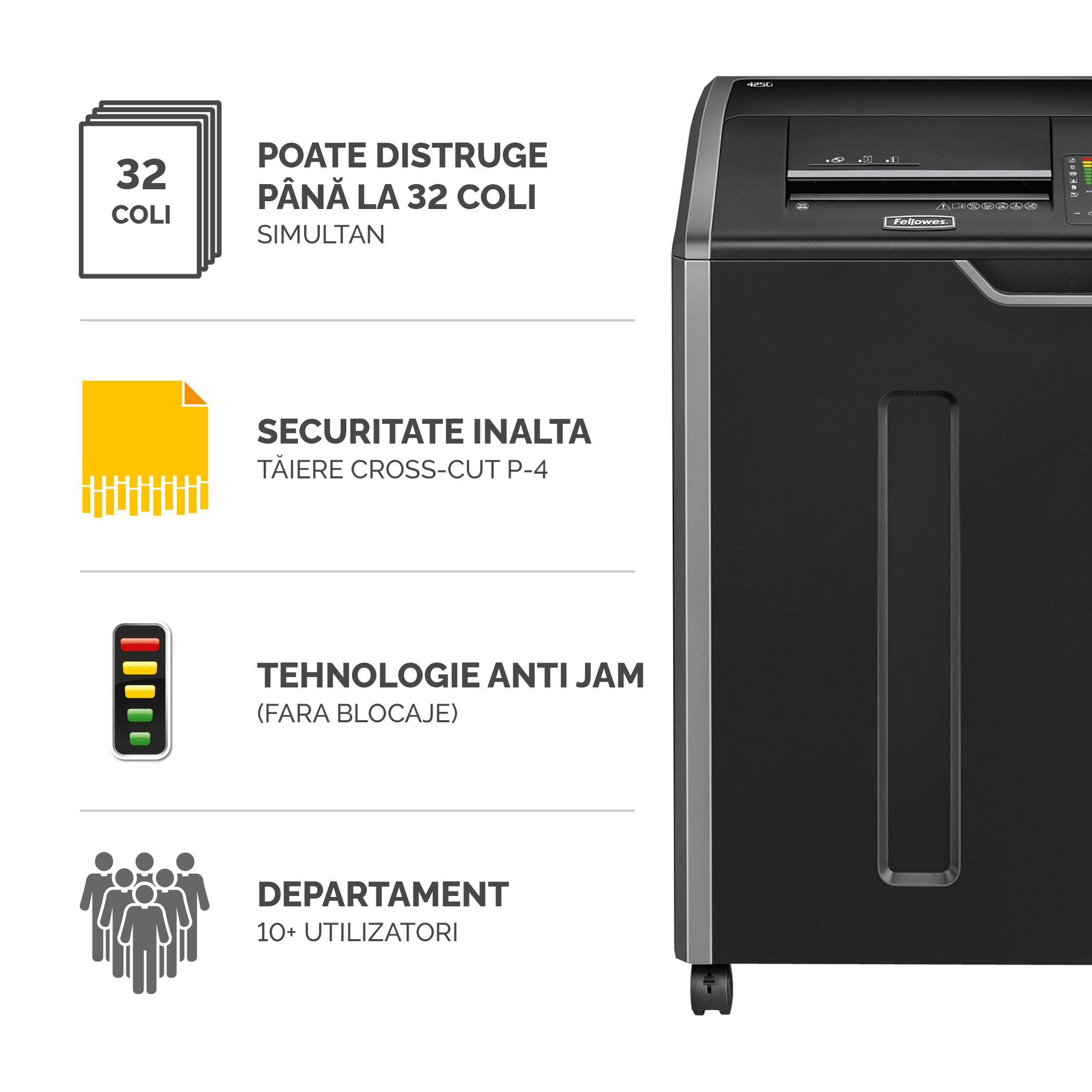 DISTRUGATOR DOCUMENTE 425Ci CROSS-CUT FELLOWES