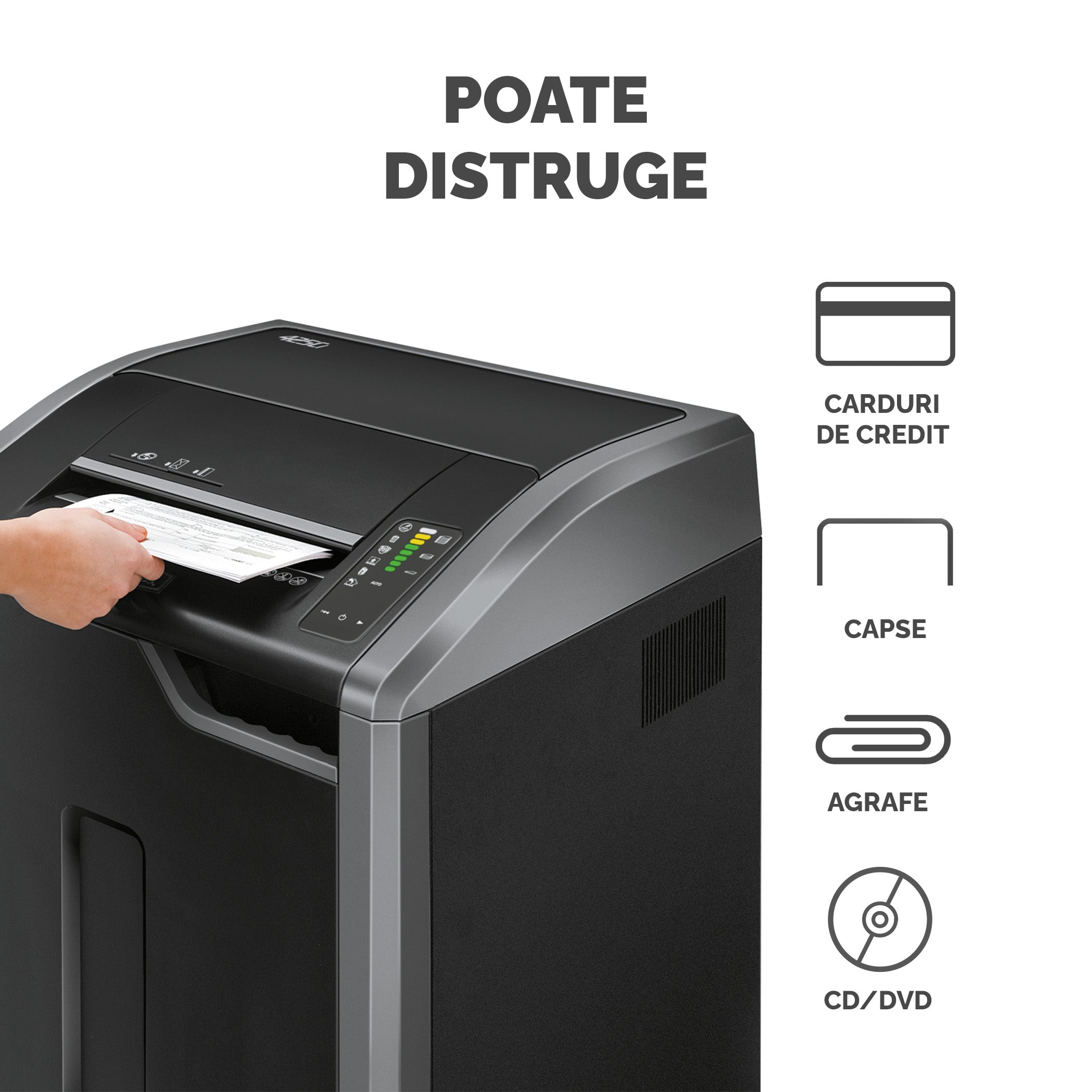 DISTRUGATOR DOCUMENTE 425Ci CROSS-CUT FELLOWES