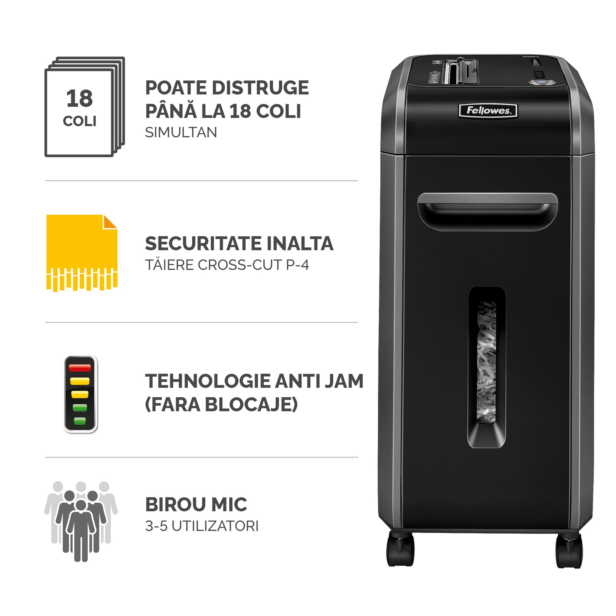 DISTRUGATOR DOCUMENTE 99CI CROSS-CUT FELLOWES