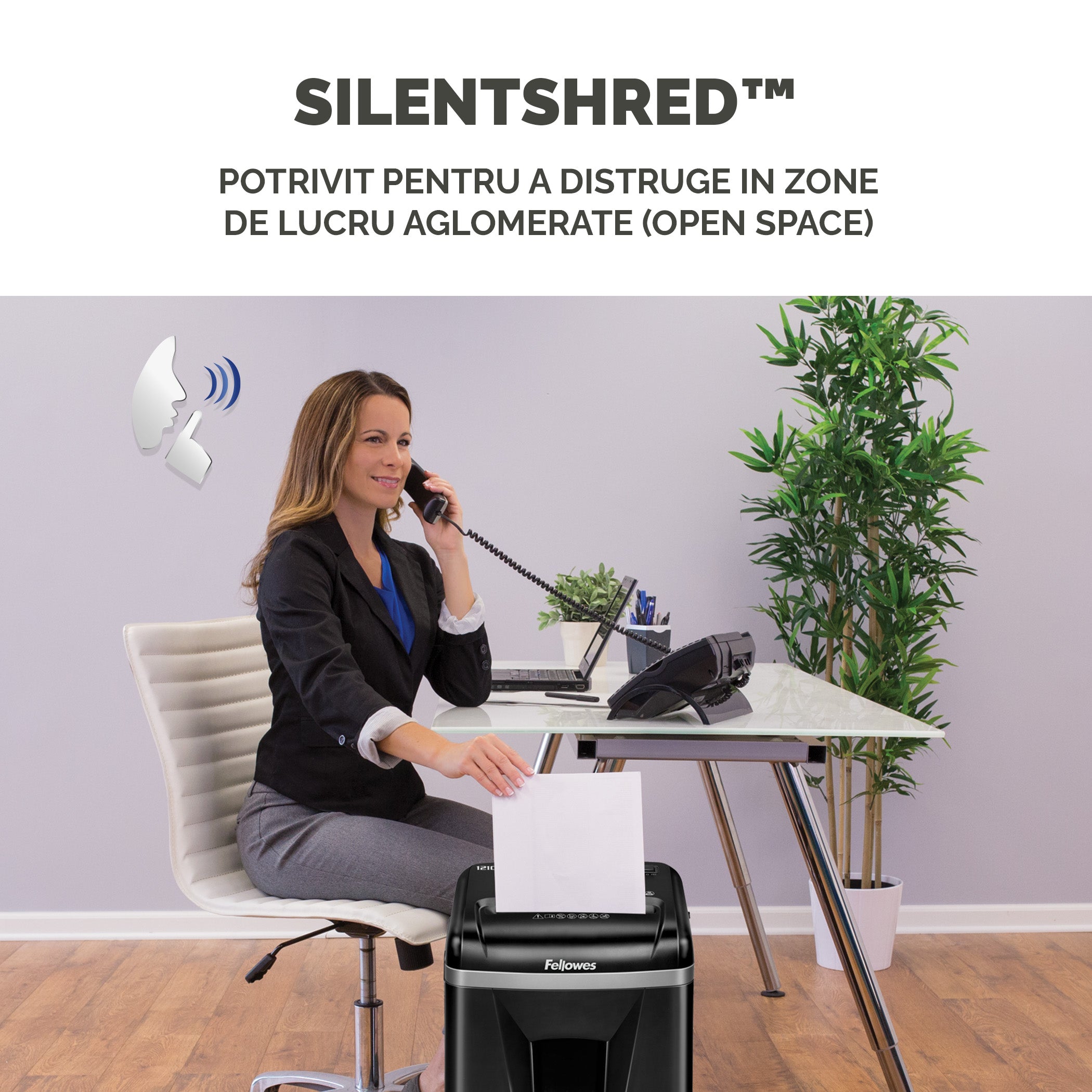 DISTRUGATOR DOCUMENTE MS-450 MICROSHRED FELLOWES