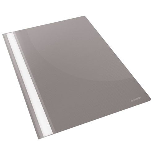 DOSAR PLASTIC CU SINA GRI 25/SET ESSELTE