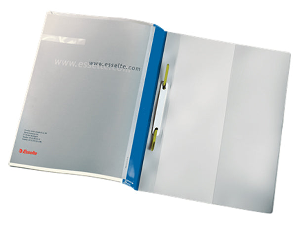 DOSAR PLASTIC CU SINA STANDARD PANORAMA ALBASTRU ESSELTE