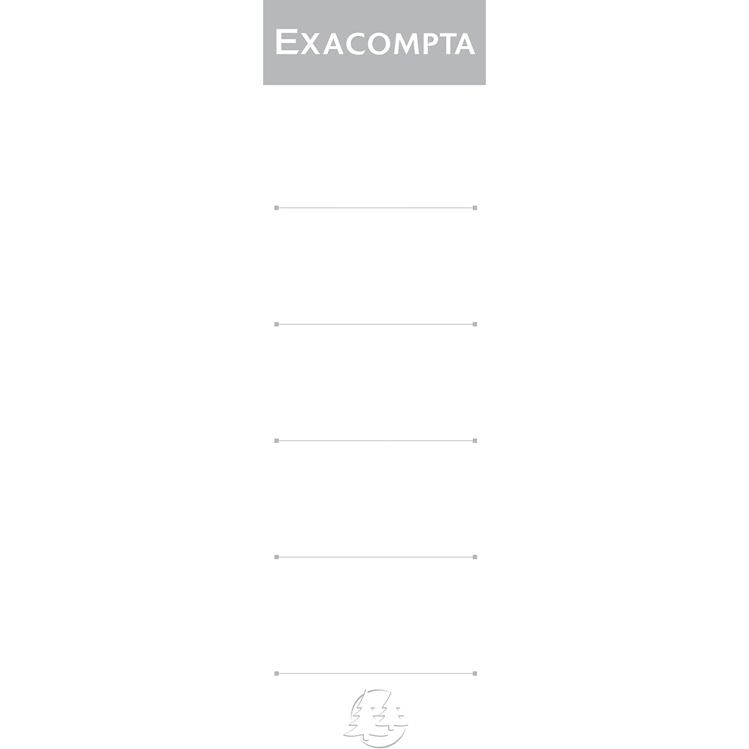 ETICHETE BIBLIORAFT 7.5 CM 10/SET EXACOMPTA