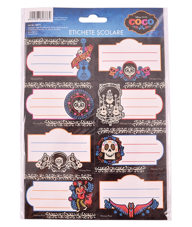 ETICHETE SCOLARE 40/SET COCO PIGNA