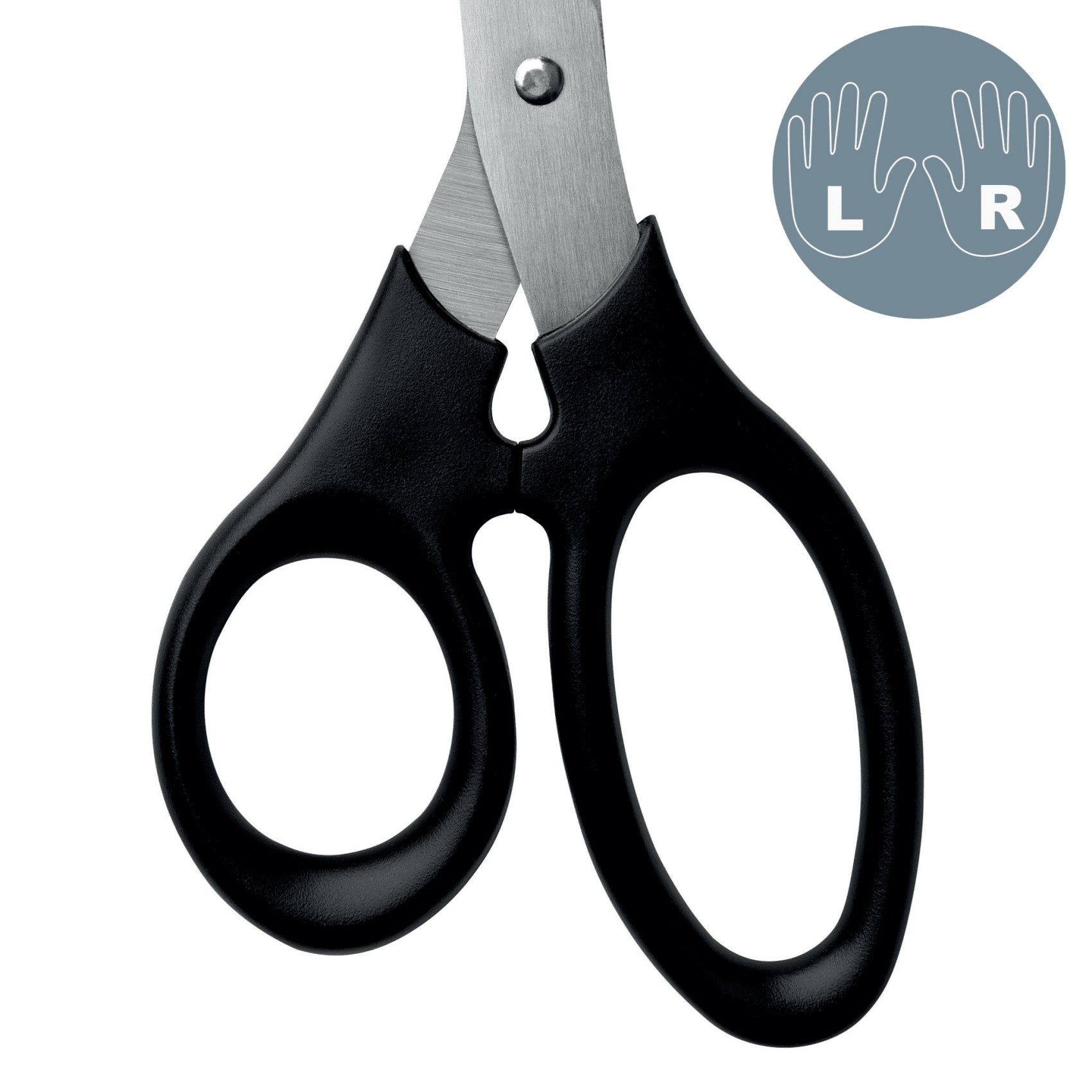 FOARFECA BIROU 18.5CM NEAGRA OTEL INOXIDABIL LEITZ