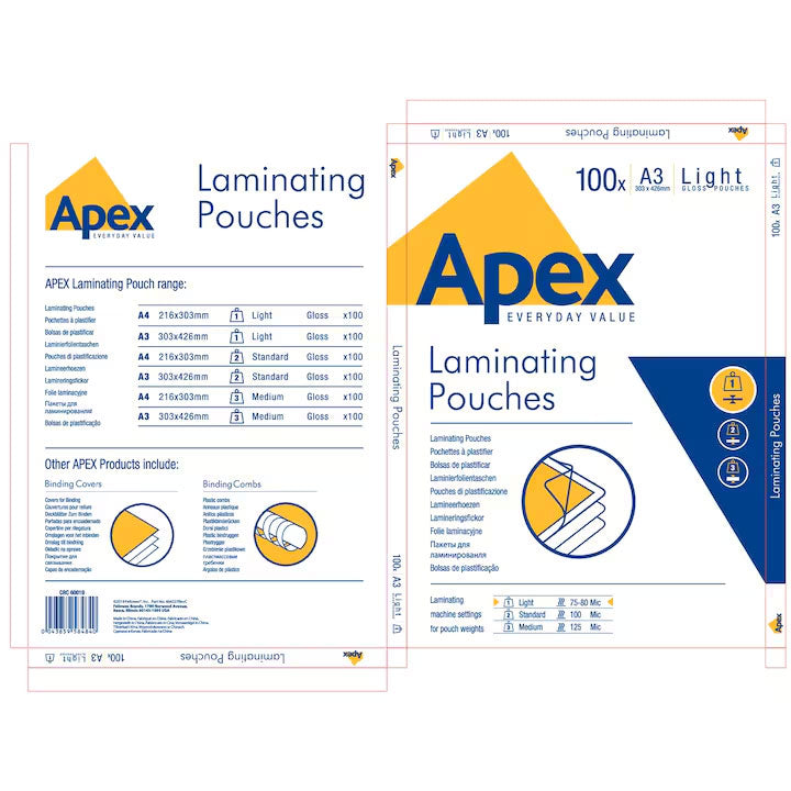 FOLIE A3 80 MICRONI 100/TOP APEX