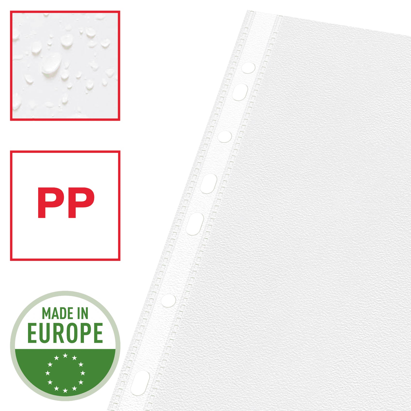FOLIE PROTECTIE A4 43 MICRONI 100/SET ESSELTE