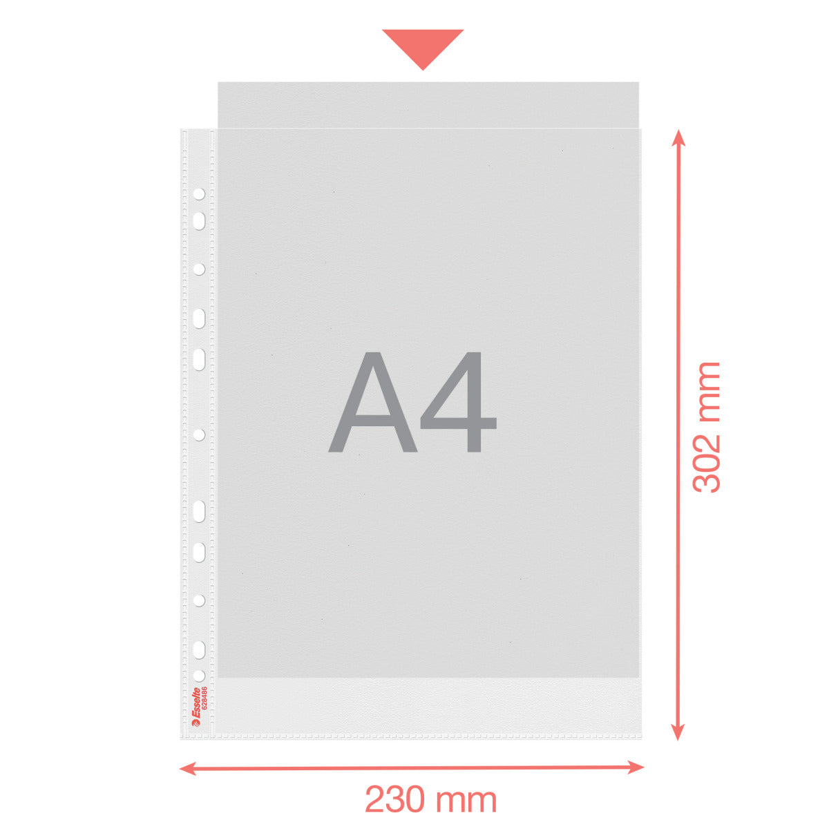 FOLIE PROTECTIE A4 43 MICRONI 25/SET RECICLABILA COLOUR'BREEZE ESSELTE