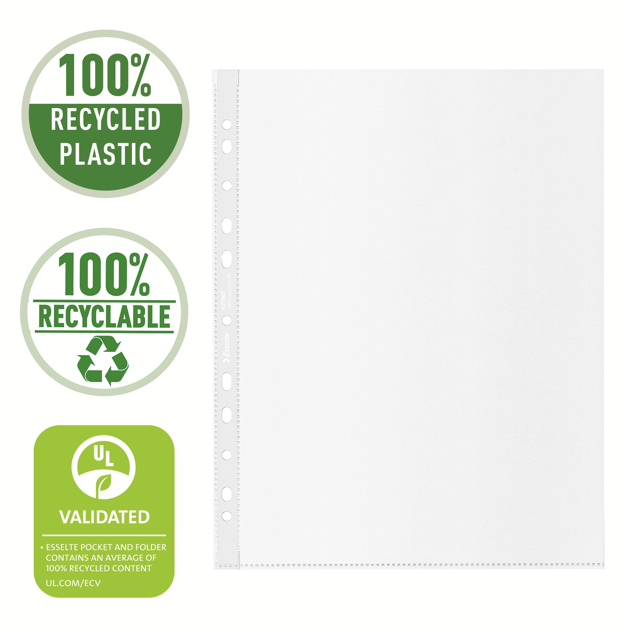 FOLIE PROTECTIE A4 MAXI 70 MICRONI 50/CUTIE RECYCLED ESSELTE