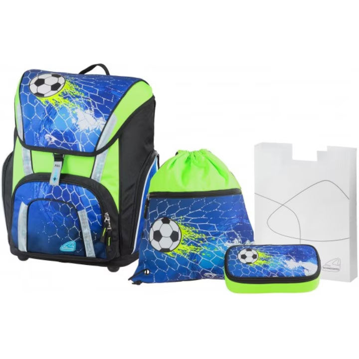 GHIOZDAN FOTBAL 2 ALBASTRU + PENAR, ETUI, SAC SPORT SCHNEIDERS