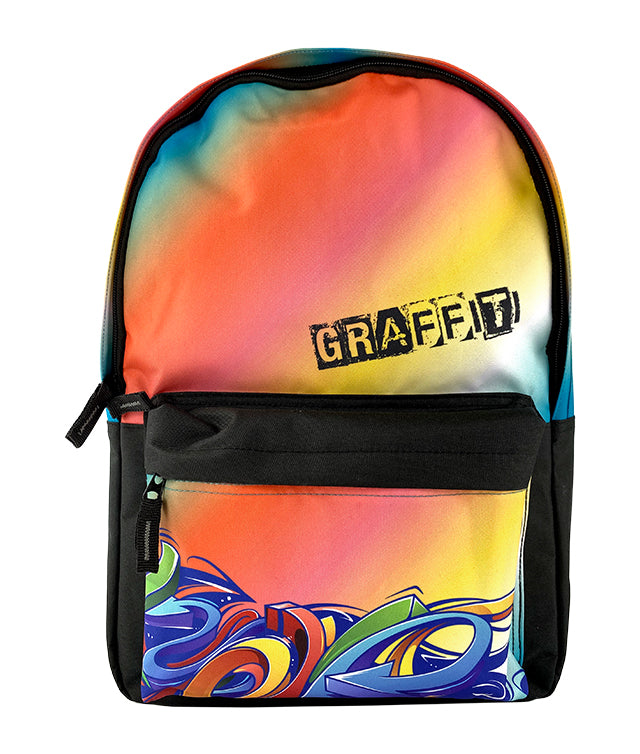 GHIOZDAN SCS TEENS GRAFITTI C COMPARTIMENT CU BUZUNAR 42 X 30 X 14 CM CAPTUSEALA 2 FERMOARE PIGNA