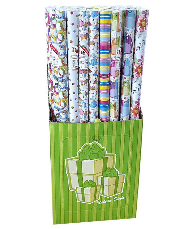 HARTIE AMBALAJ ETHNO/VINTAGE 70X200CM 5 MODELE MIXATE PIGNA