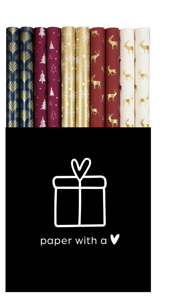 HARTIE AMBALAJ ROLA 70CM X 2M CHARMING WINTER ROTOLUX