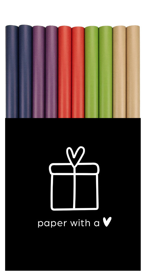 HARTIE AMBALAJ ROLA 70CM X 2M KRAFT COLOURS CLASSIC ROTOLUX