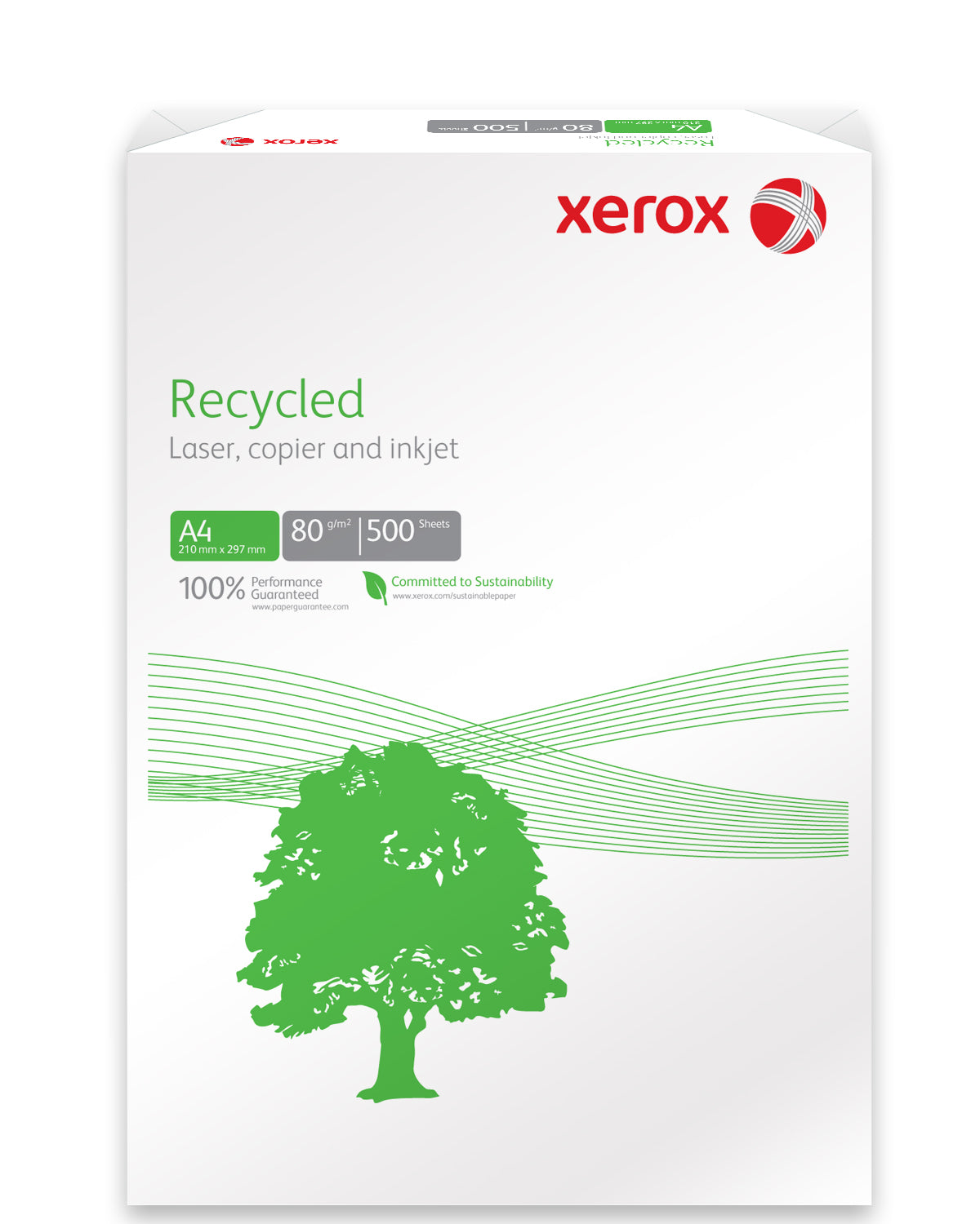 HARTIE COPIATOR A4 RECYCLED 80G 500/TOP XEROX