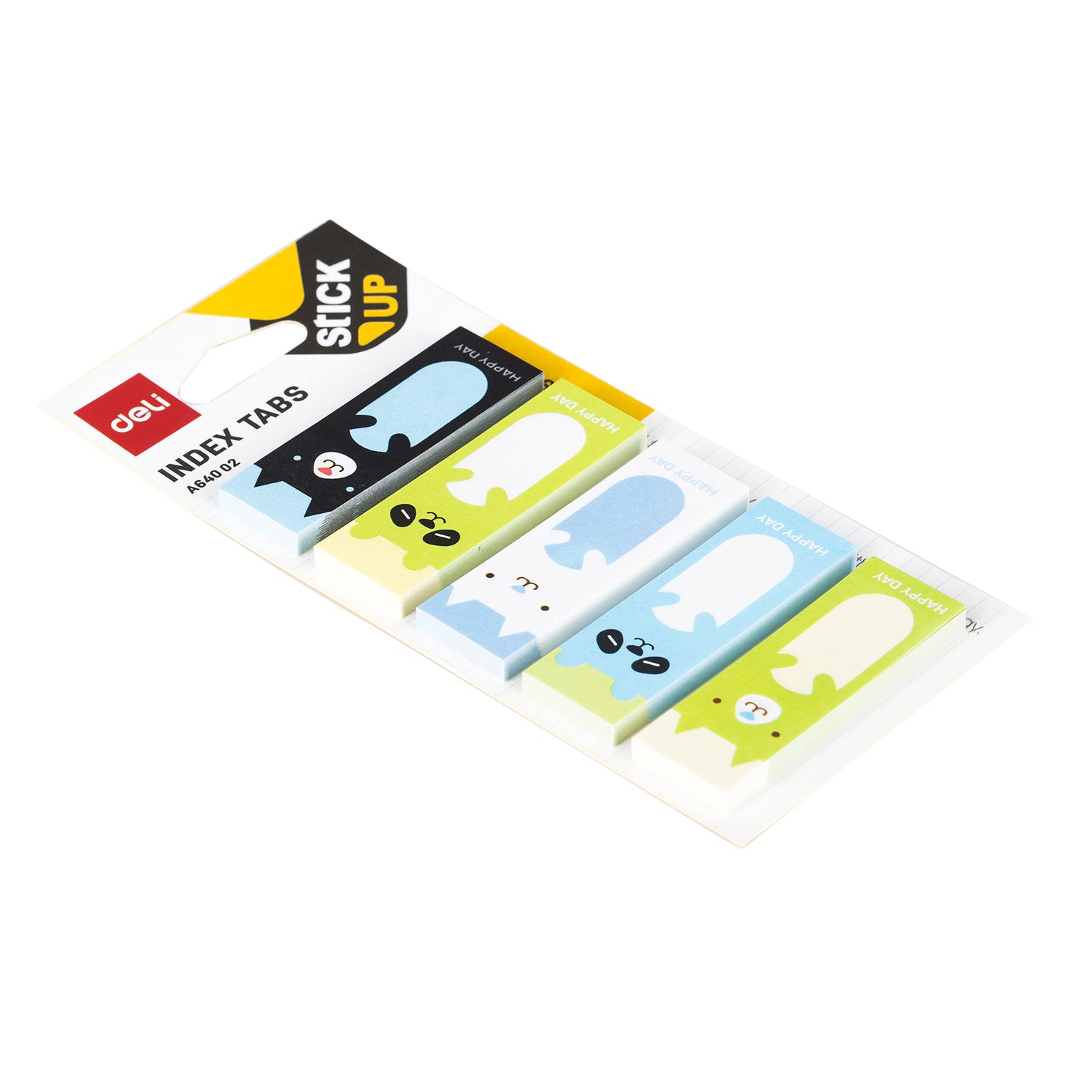 INDEX ADEZIV HARTIE 5*15*45MM 30 FILE 5 MODELE ANIMALE, BULINE DELI