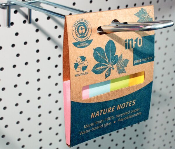 INDEX ADEZIV HARTIE RECICLATA 4*20*50MM 4*40 FILE 4 CULORI INFO NOTES