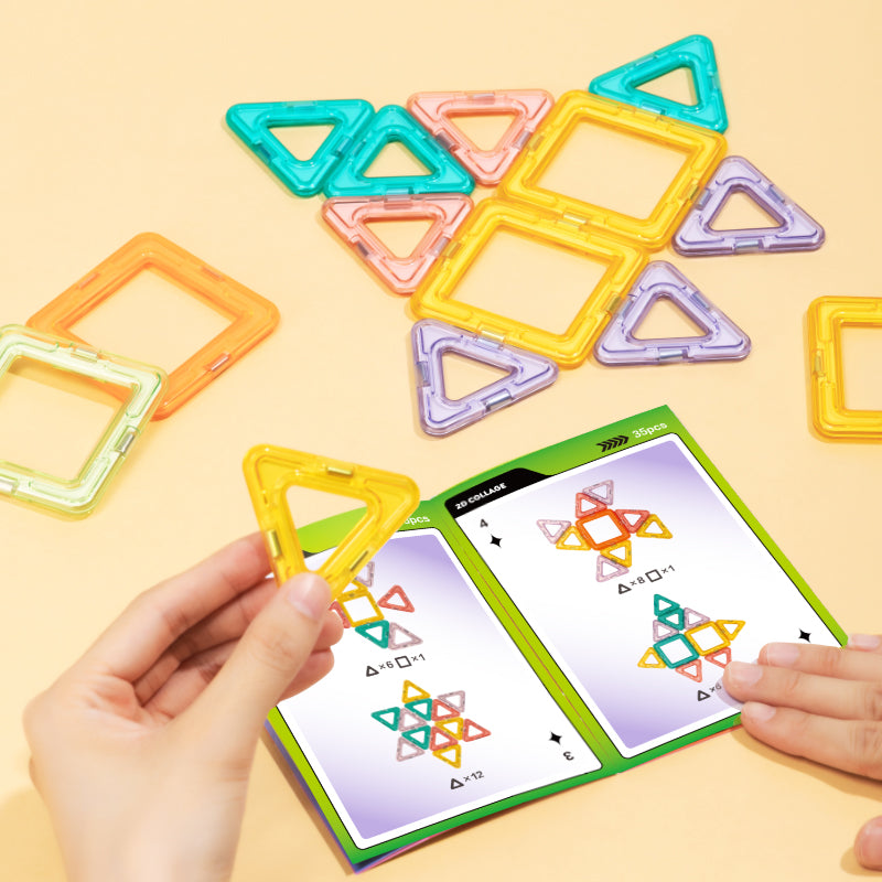 JOC BLOCURI MAGNETICE 35 PIESE DELI