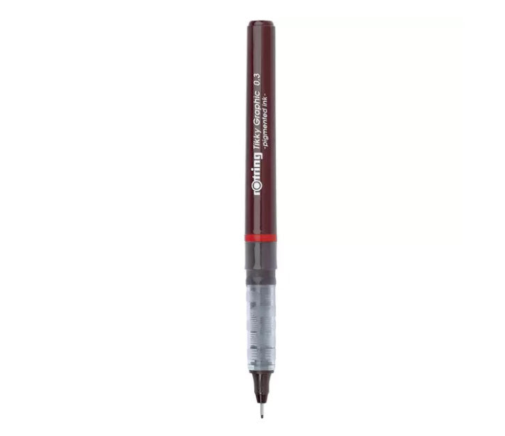LINER GRAPHIC 0.3MM NEGRU TIKKY ROTRING