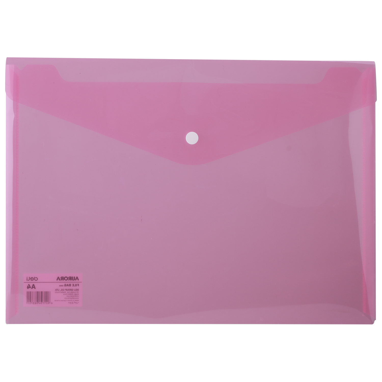 MAPA PLASTIC CU BUTON A4 ROSIE DELI