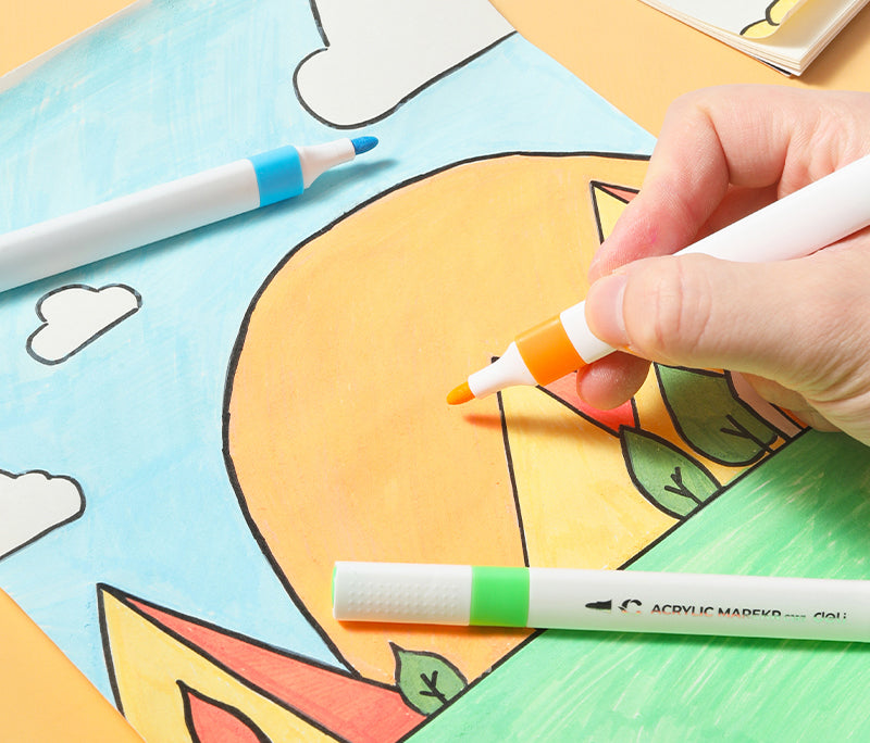 MARKER ACRILIC ALB COLOR EMOTION DELI