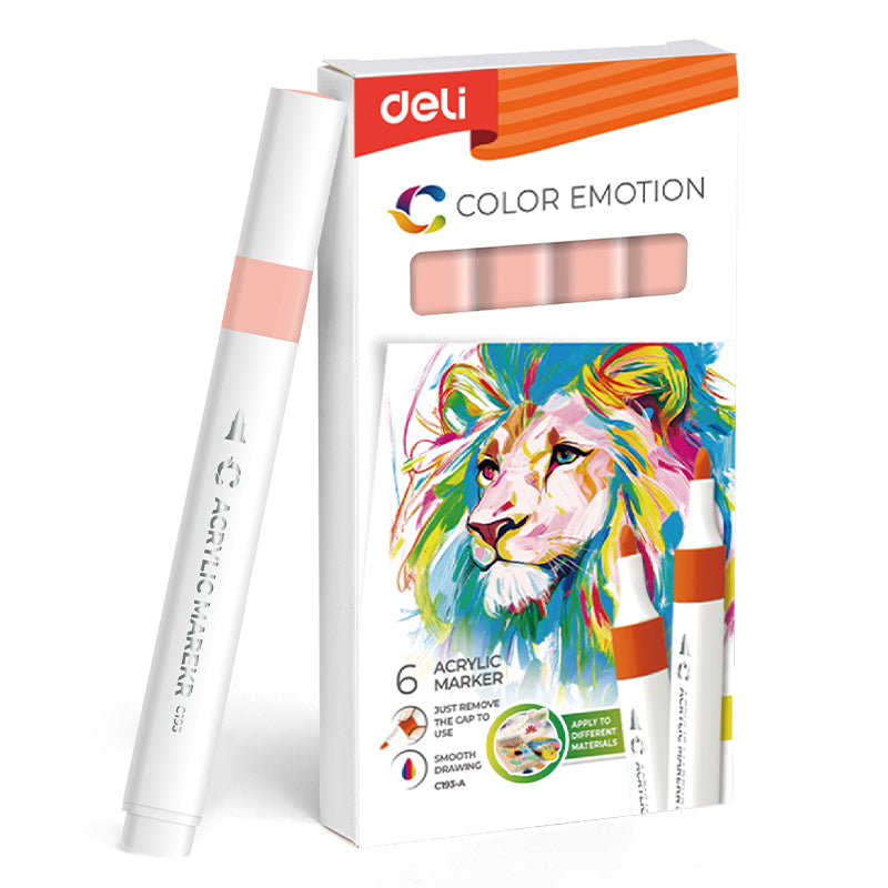 MARKER ACRILIC ROZ PERLA COLOR EMOTION DELI
