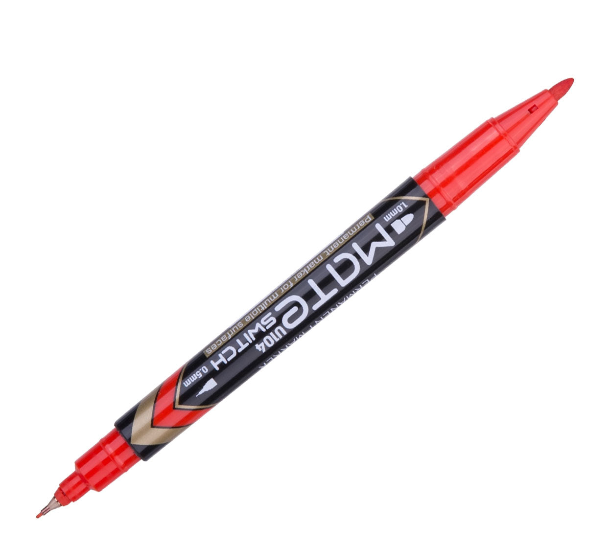 MARKER CD 2 CAPETE 0.5/1MM ROSU DELI