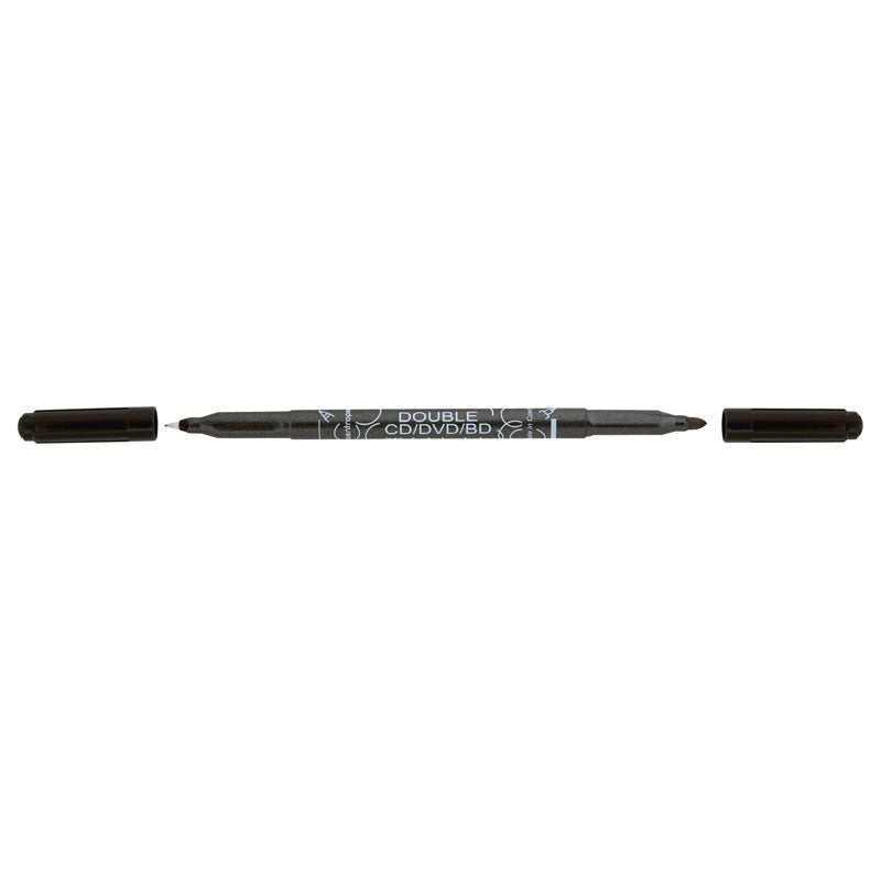 MARKER CD 2 CAPETE NEGRU 0.6/2.5MM 3616 CENTROPEN