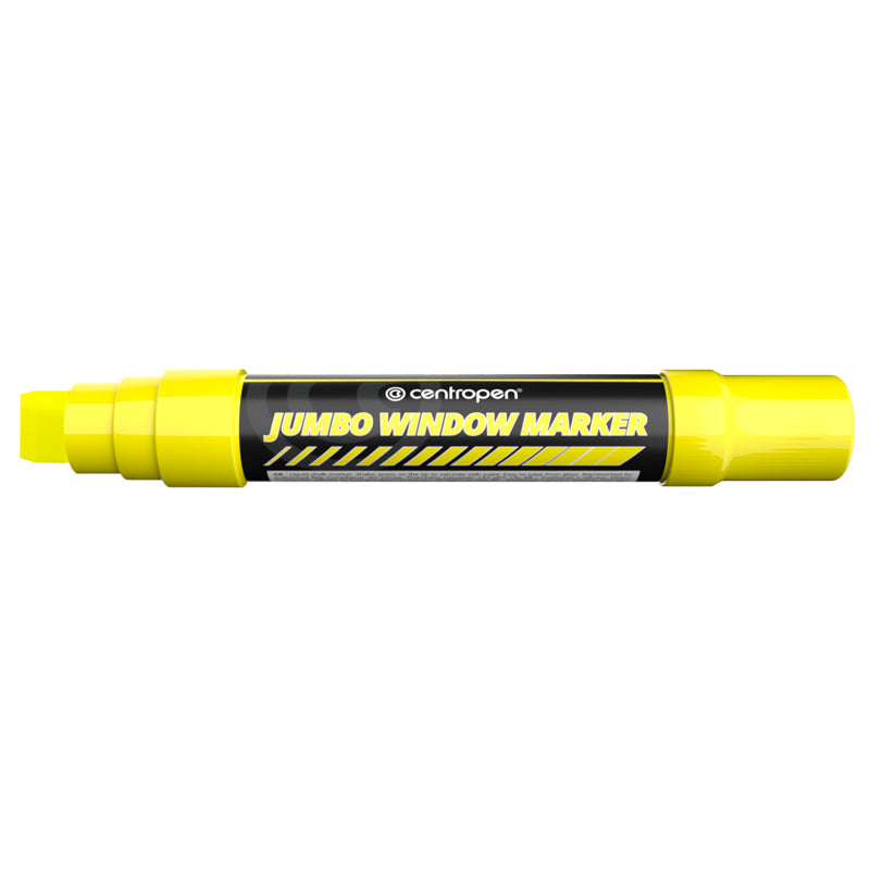 MARKER CRETA LICHIDA GALBEN JUMBO 2-15MM 9120 CENTROPEN
